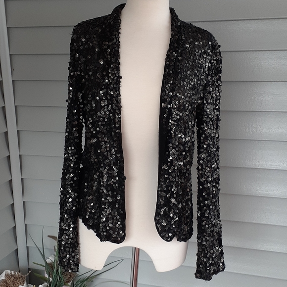 black sparkly jacket
